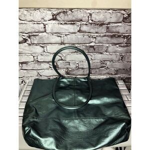 Saks Fifth Avenue Metallic Green One Compartment With Inside Pocket Large Bag